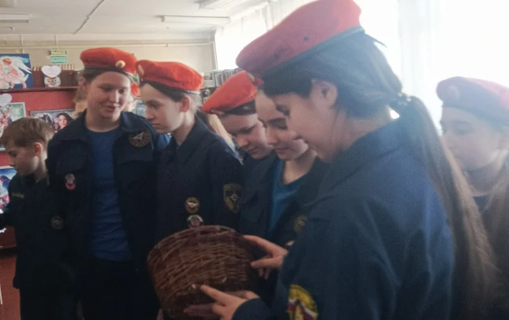Кадеты-спасатели познакомились с народным творчеством Урицкого края 3