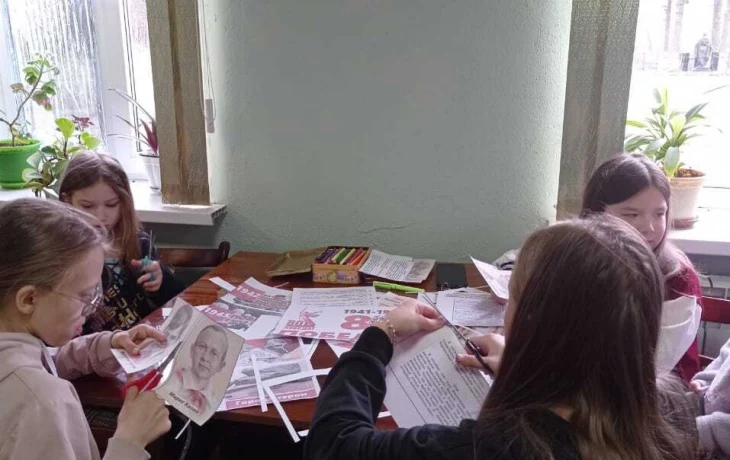 В Луначарской библиотеке состоялась творческая мастерская, посвящённая 80-летию Великой Победы 3