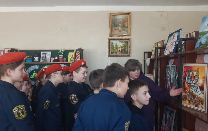 Кадеты-спасатели познакомились с народным творчеством Урицкого края 6